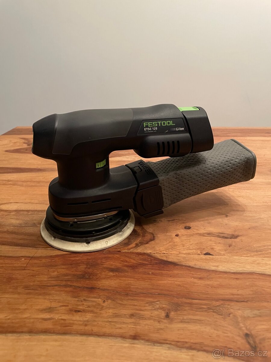 Festool aku excentrická bruska ETSC 125 set - 2