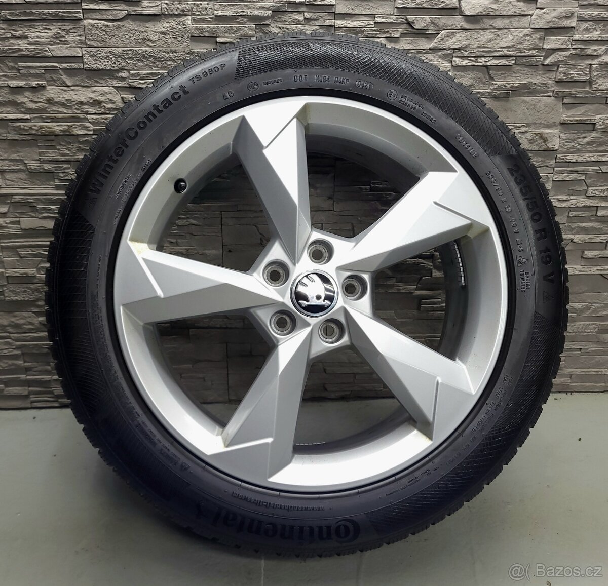19"Originál AudiQ3 Tiguan Kodiaq5x112 zimni pneu 5-7mm - 2