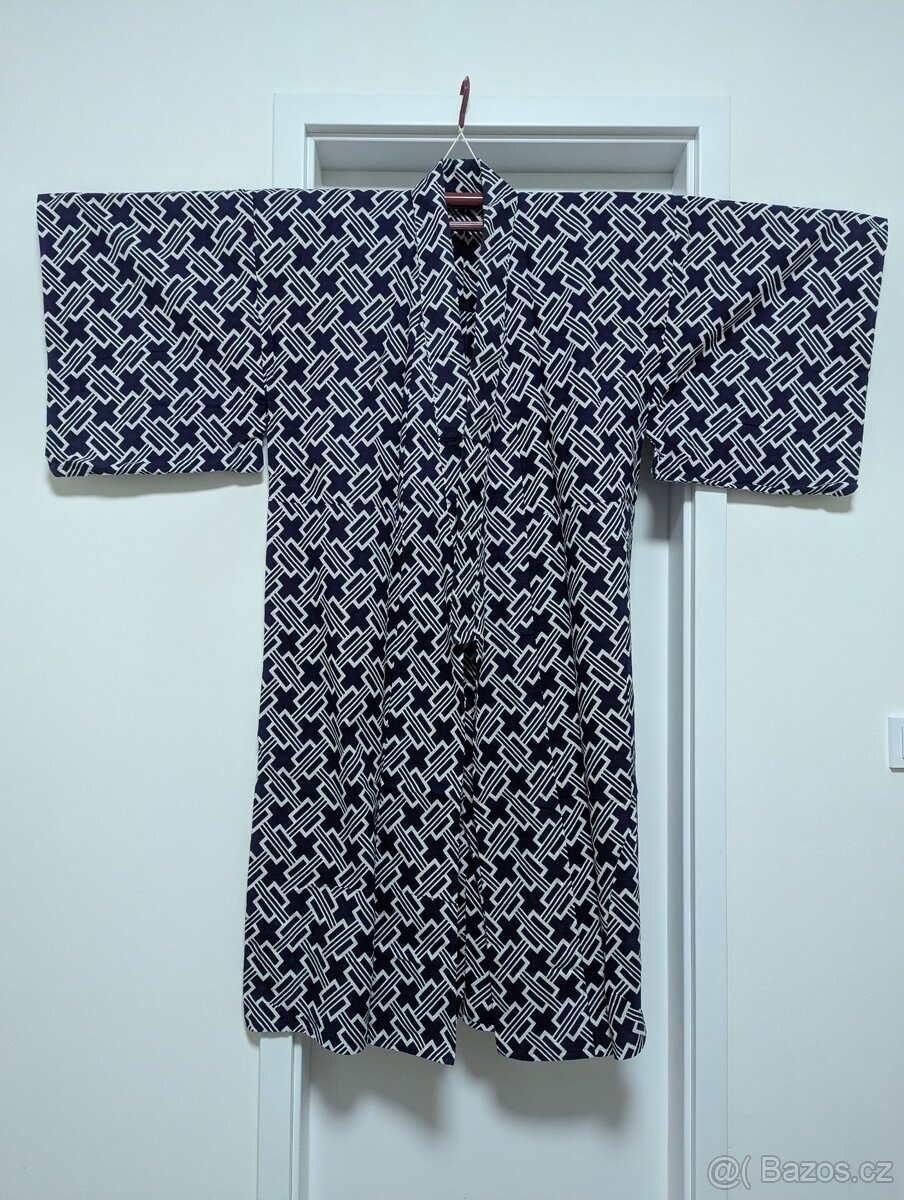 Pánská bavlněná yukata - řetězy (6) - 2