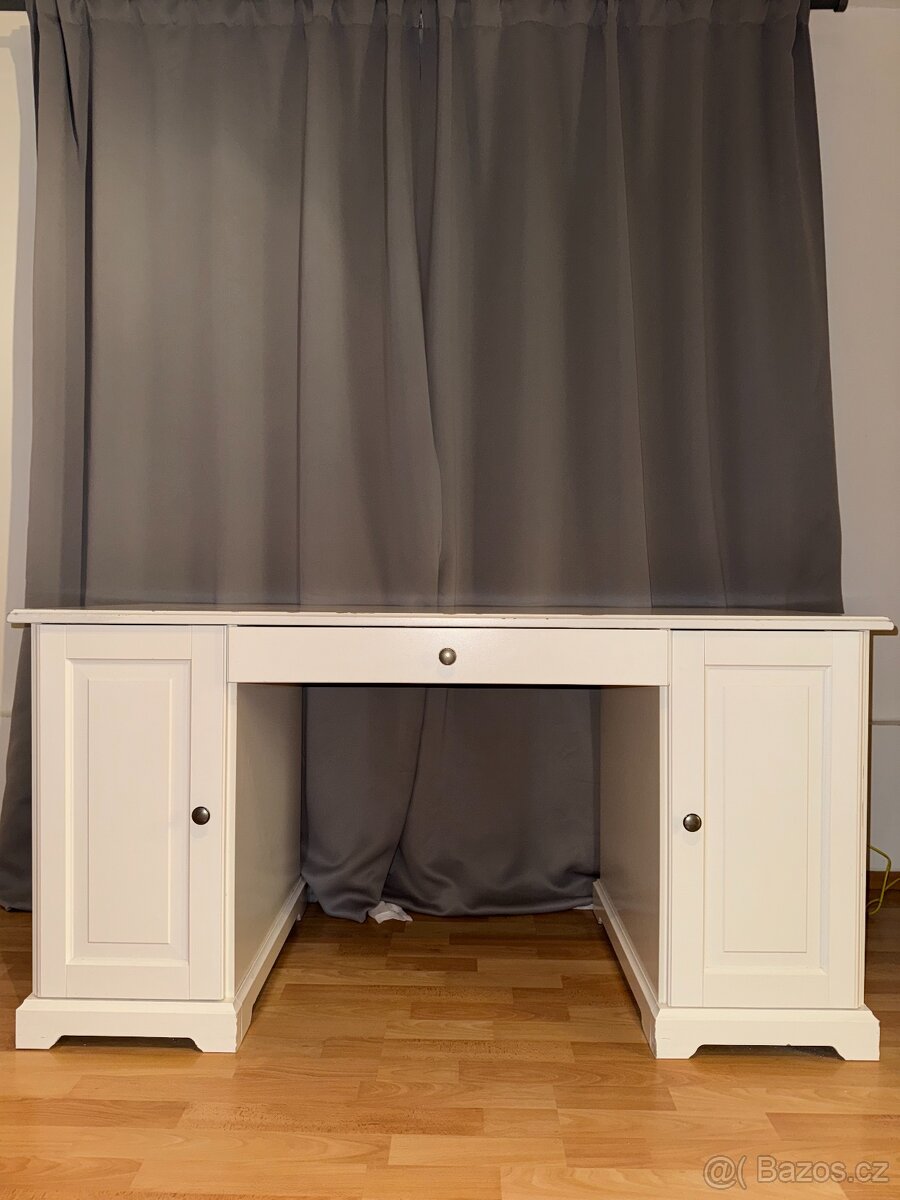 IKEA Psací stůl bílý 146 x 66 cm - 2