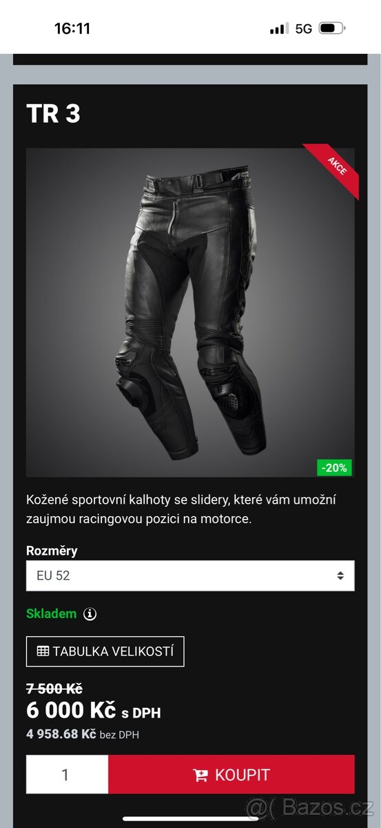 Prodám výbavu na moto. - 2