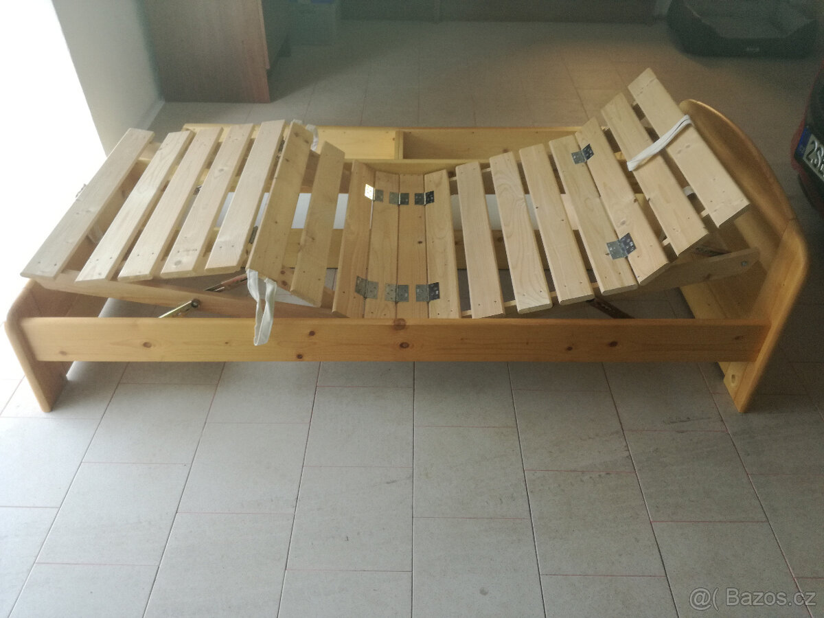 Postel masiv 90x200 - 2