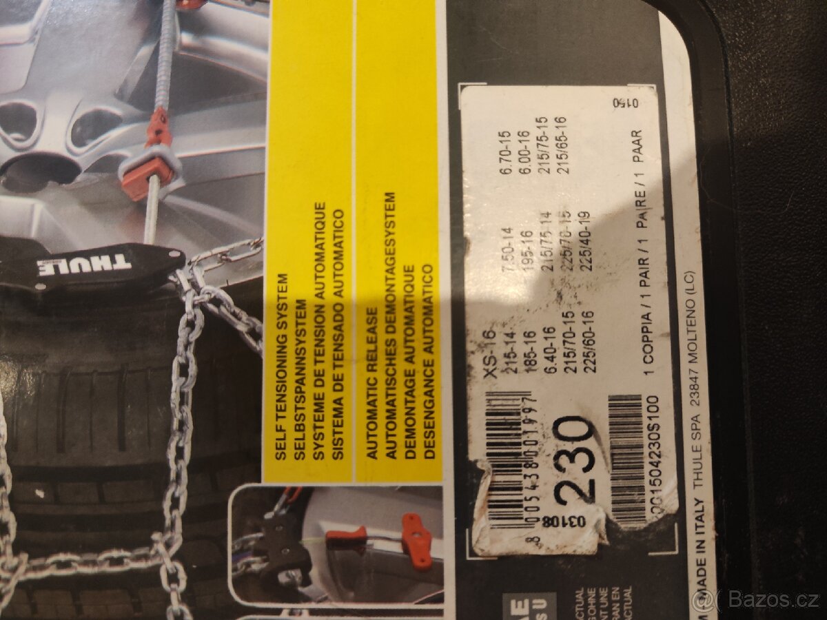 Thule sněžné řetězy xs-16 - 2