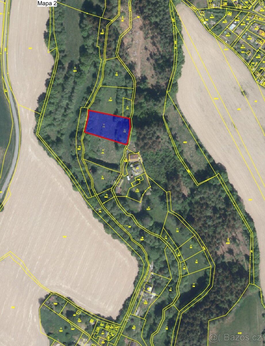 Prodej zahrady 1 831 m² - 2