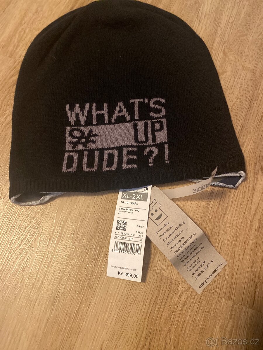 Benetton čepice , oboustranná - 2