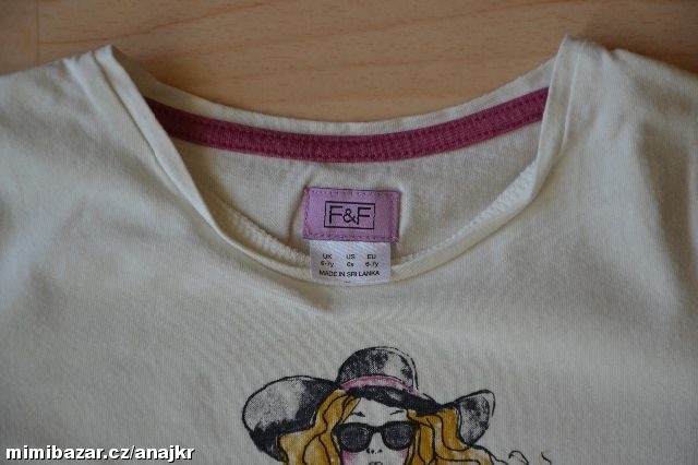 Dětské dívčí triko dlouhý rukáv - 2