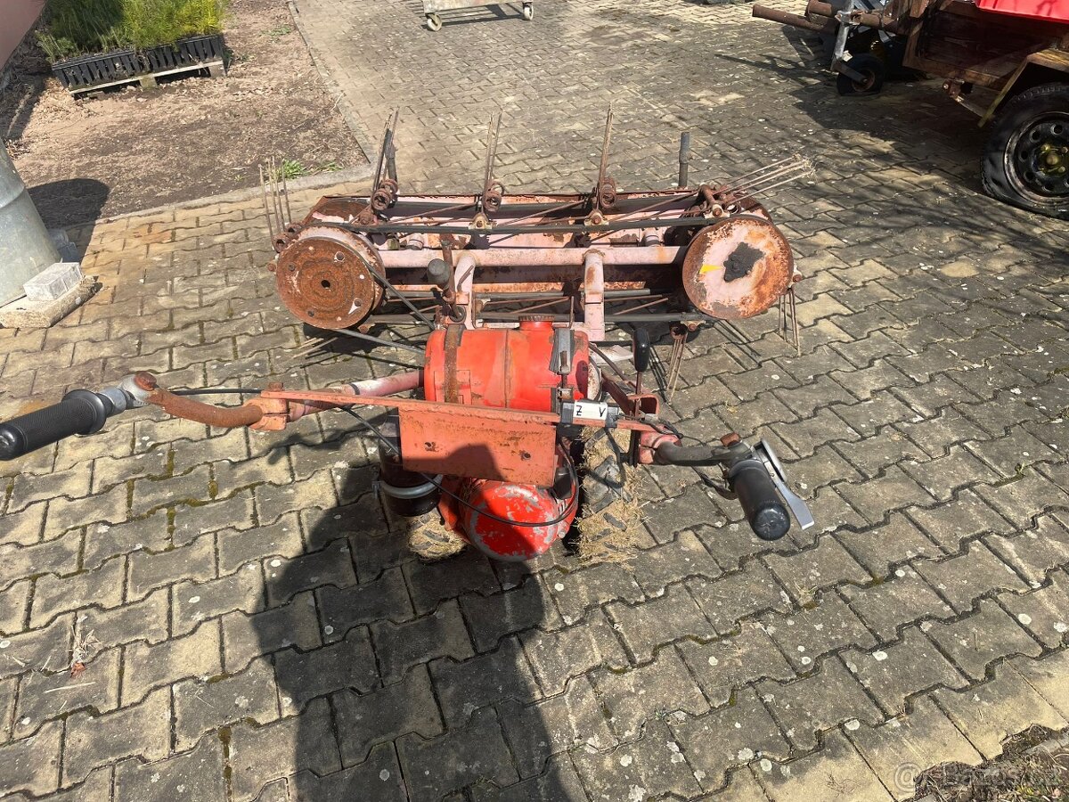 MF70, sekačka+obraceč - 2