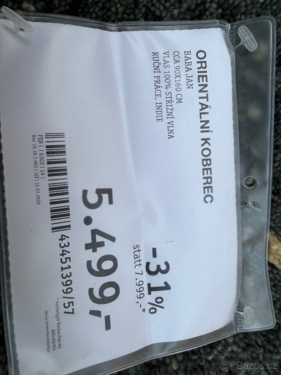 Koberec 160x90 nove - 2