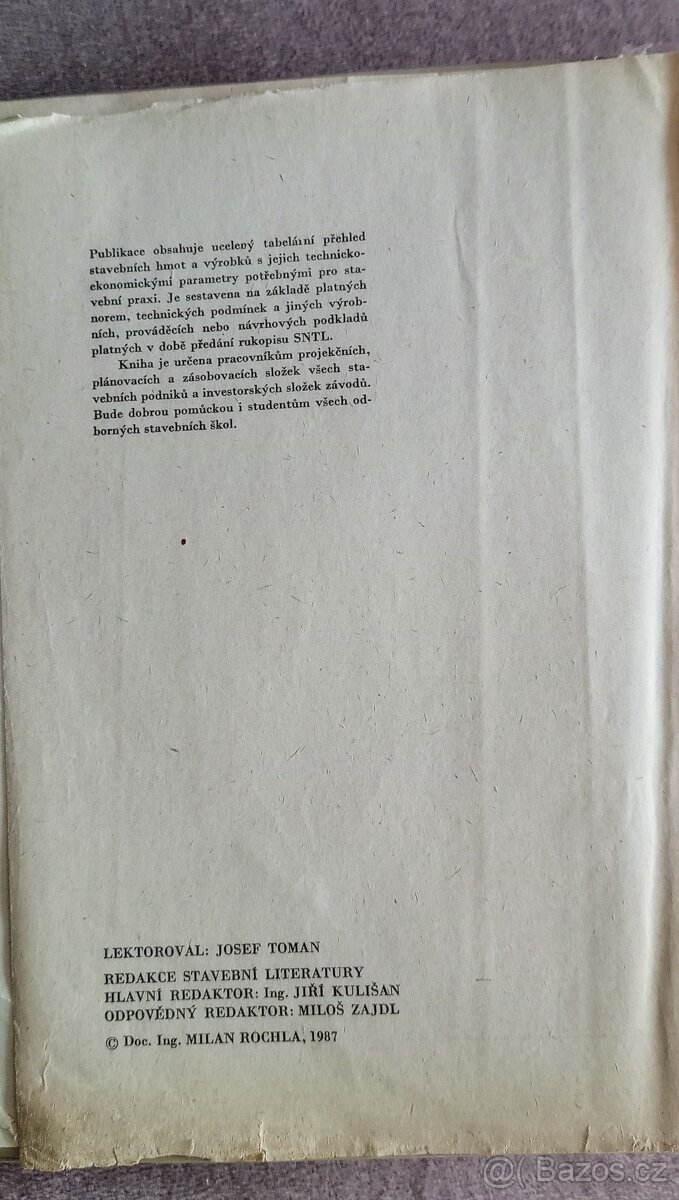 Stavební tabulky - 2