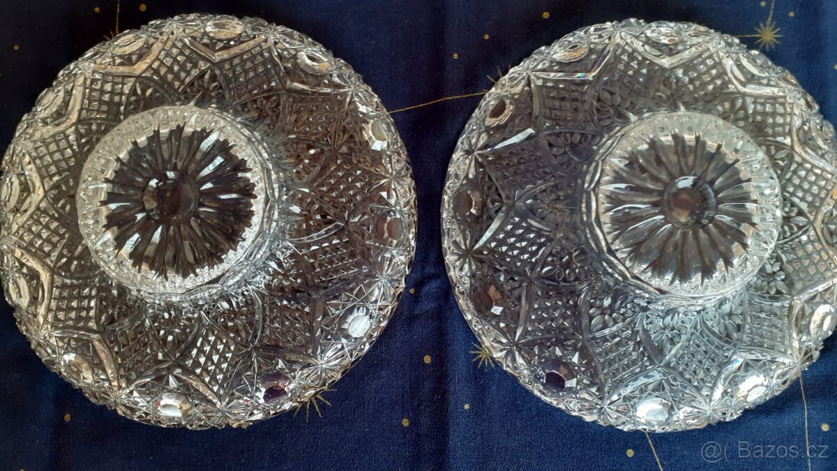 2 skleněné misky - 2