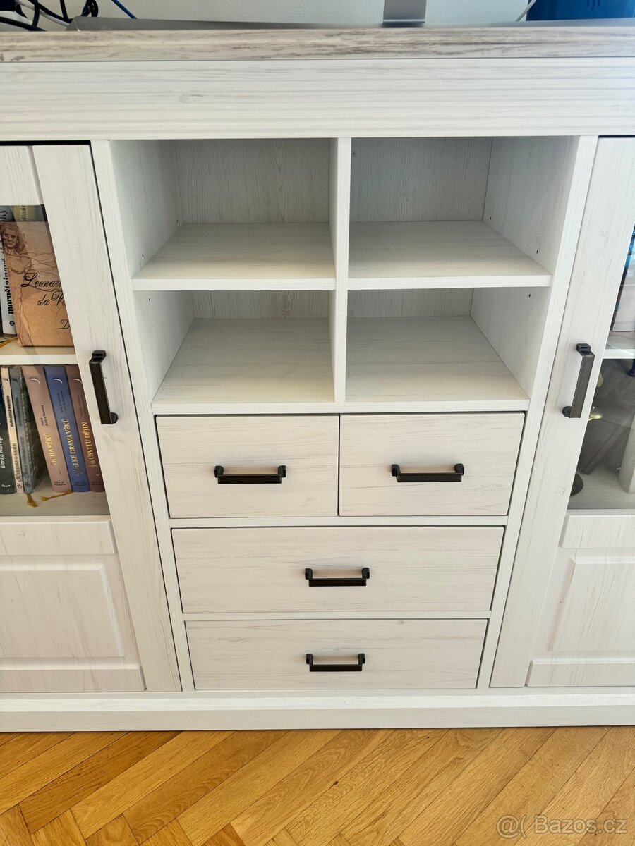 Komoda / Příborník + Vitrína - 2