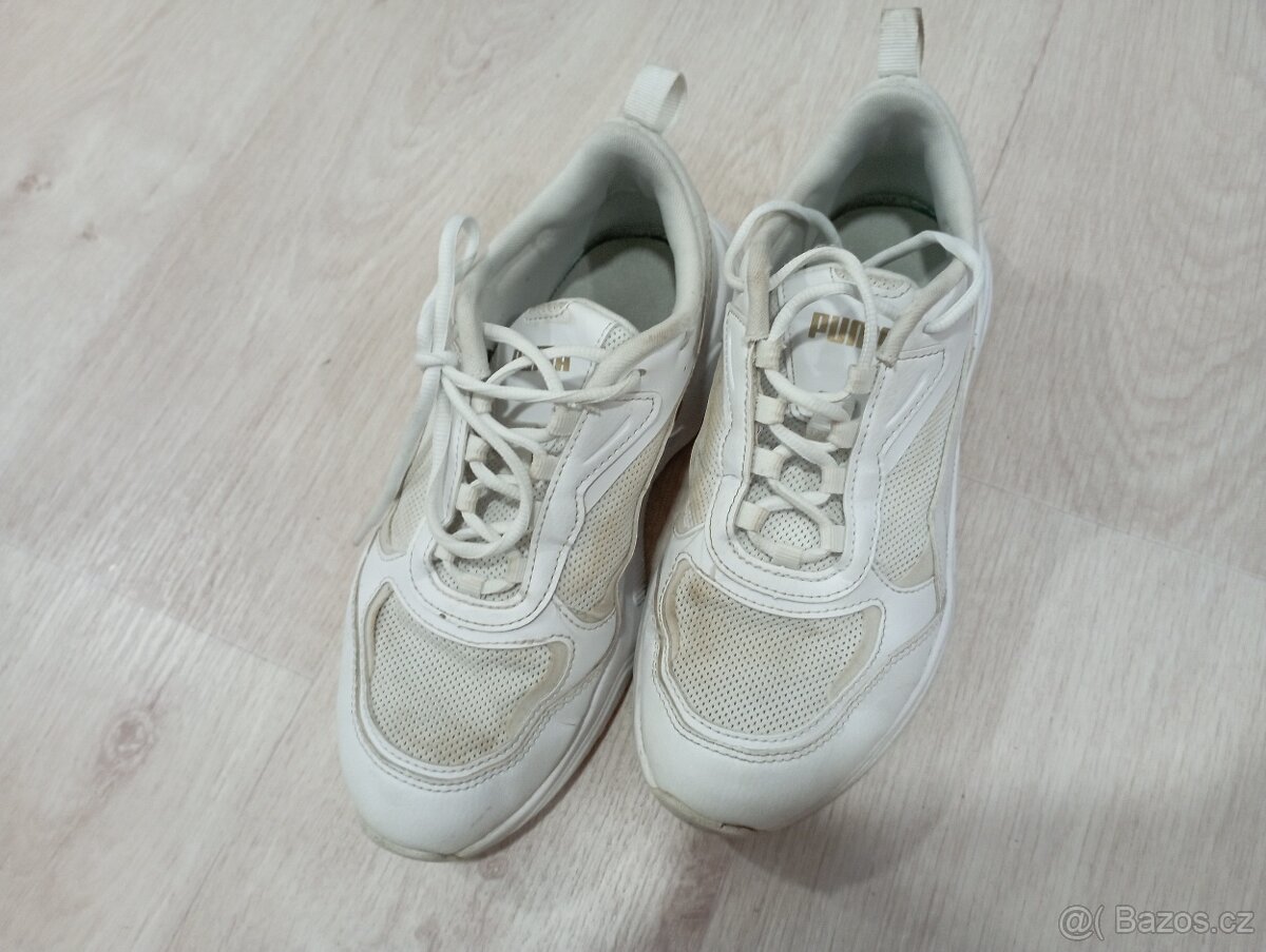 Dívčí tenisky PUMA, bílé, vel. 37 - 2