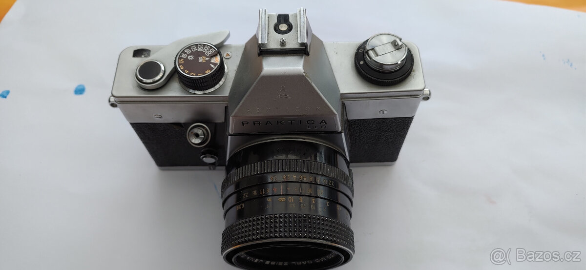 Prodám kinofilmovou zrcadlovku Praktica LLC,Pancolar Auto - 2