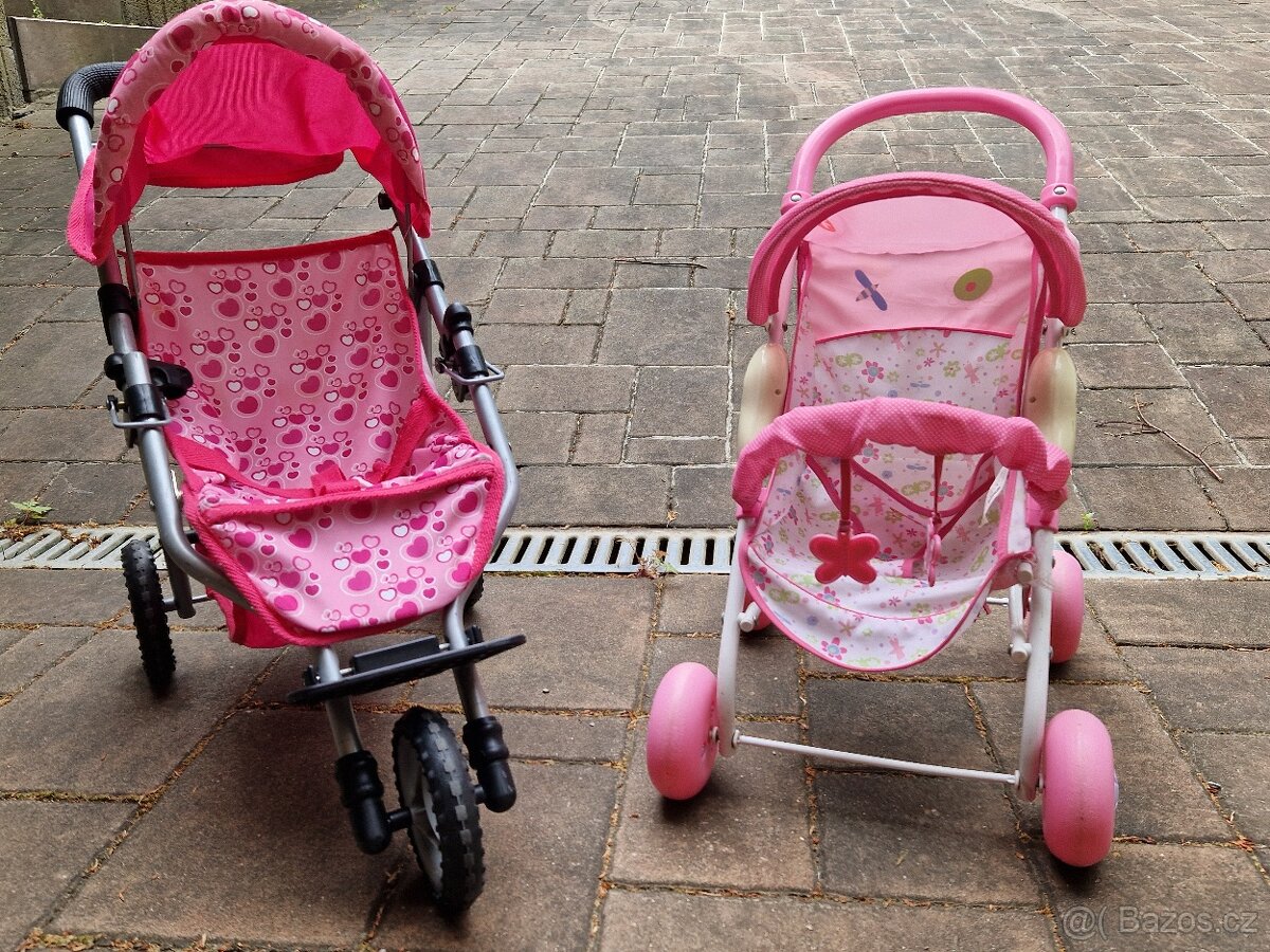 Kočárek Fisher Price Baby Born a trojkolku Bayer - 2