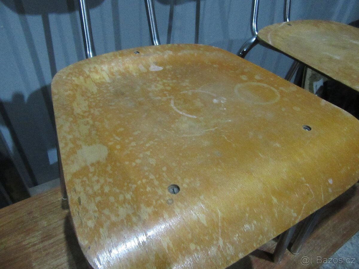 Nabízím elegantní staré židle Funkcionalismus. Původní stav. - 2