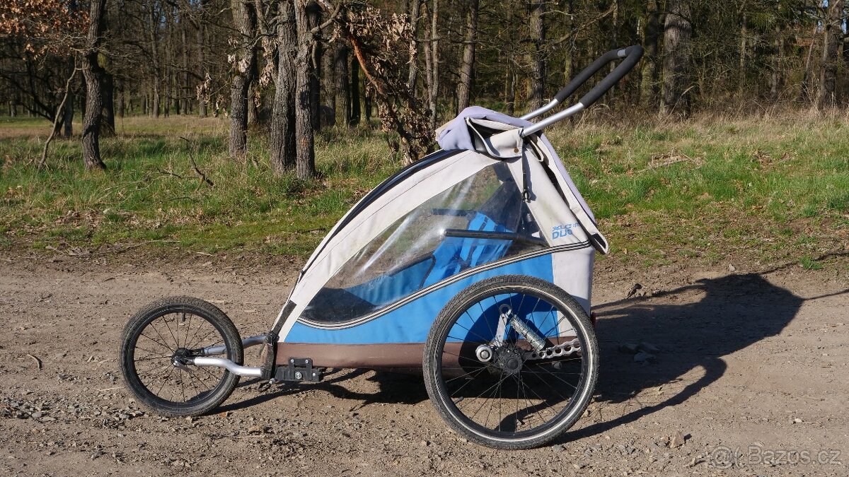 Vozík za kolo pro dvě děti XLC duo by Croozer - 2