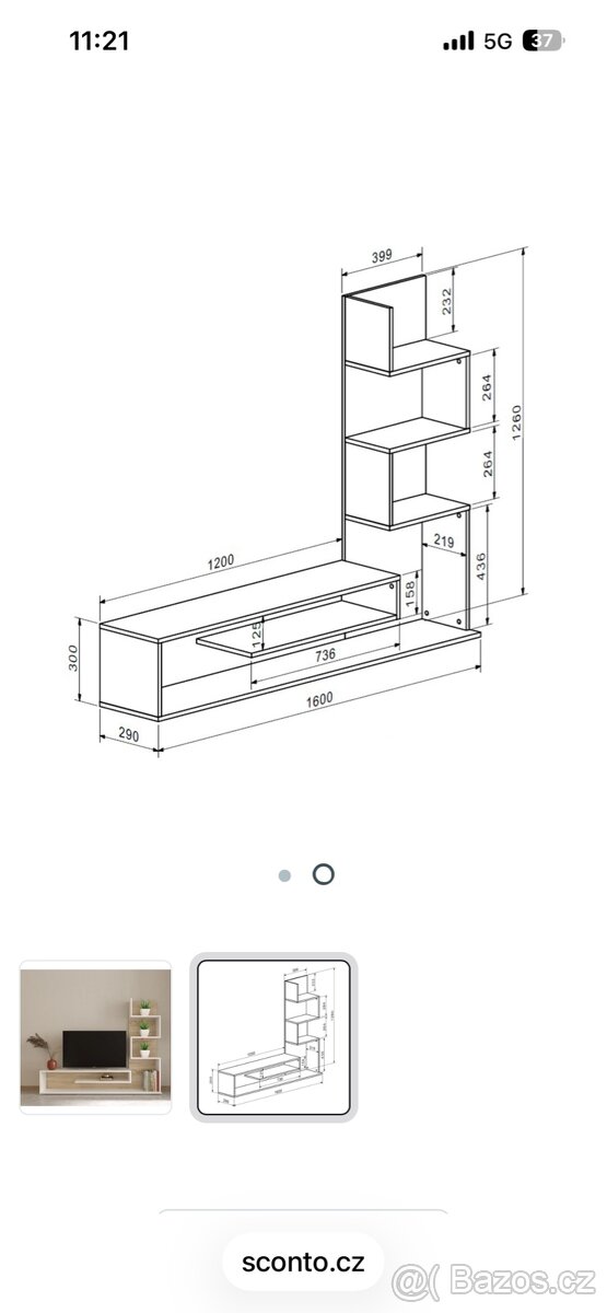 Obývací stěna - 2