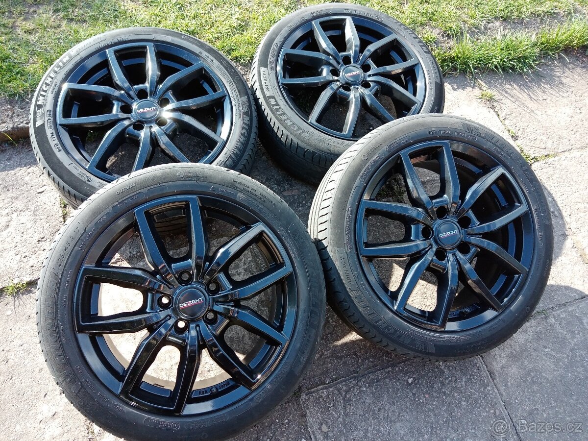 Obutá Alu kola 17ky 5x112 ŠKODA AUDI VW MERCEDES SEAT BMW - 2