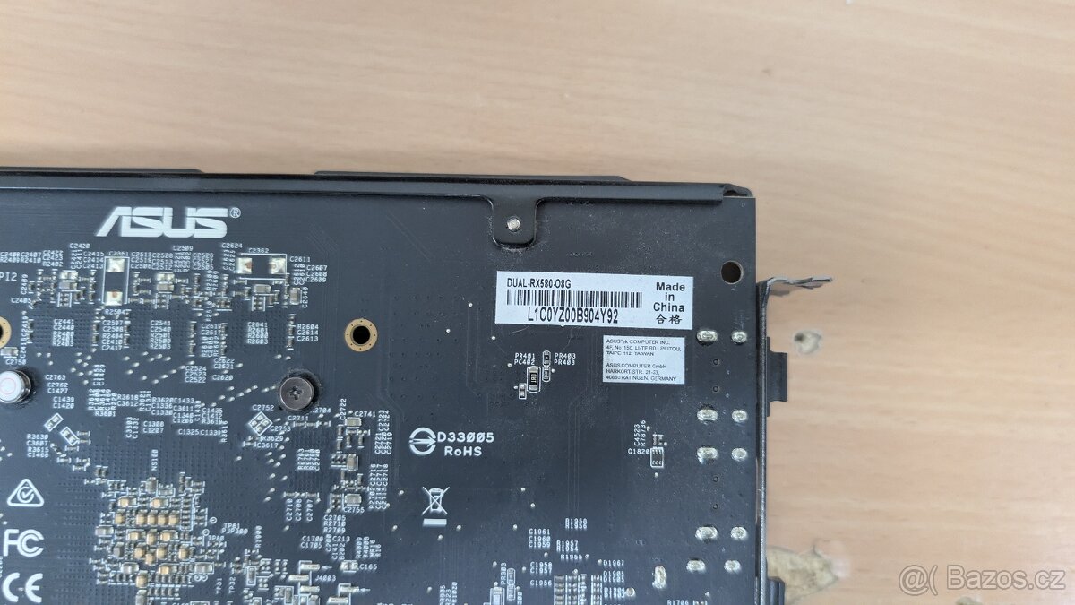 grafika Asus dual RX580 8GB - 2