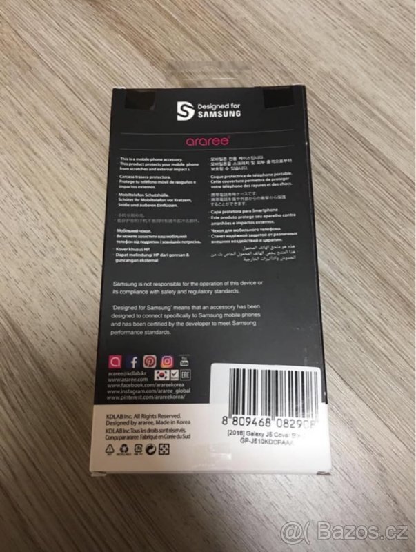 Kryt na Samsung Galaxy J5 2016 - průhledný (NOVÝ) - 2