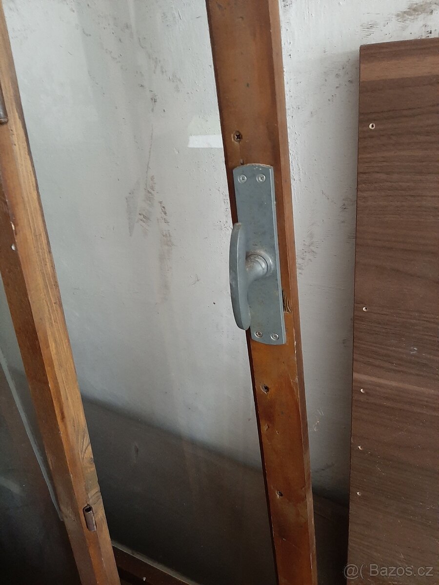 Dřevěné okno trojkřídlé, dvojité - 2