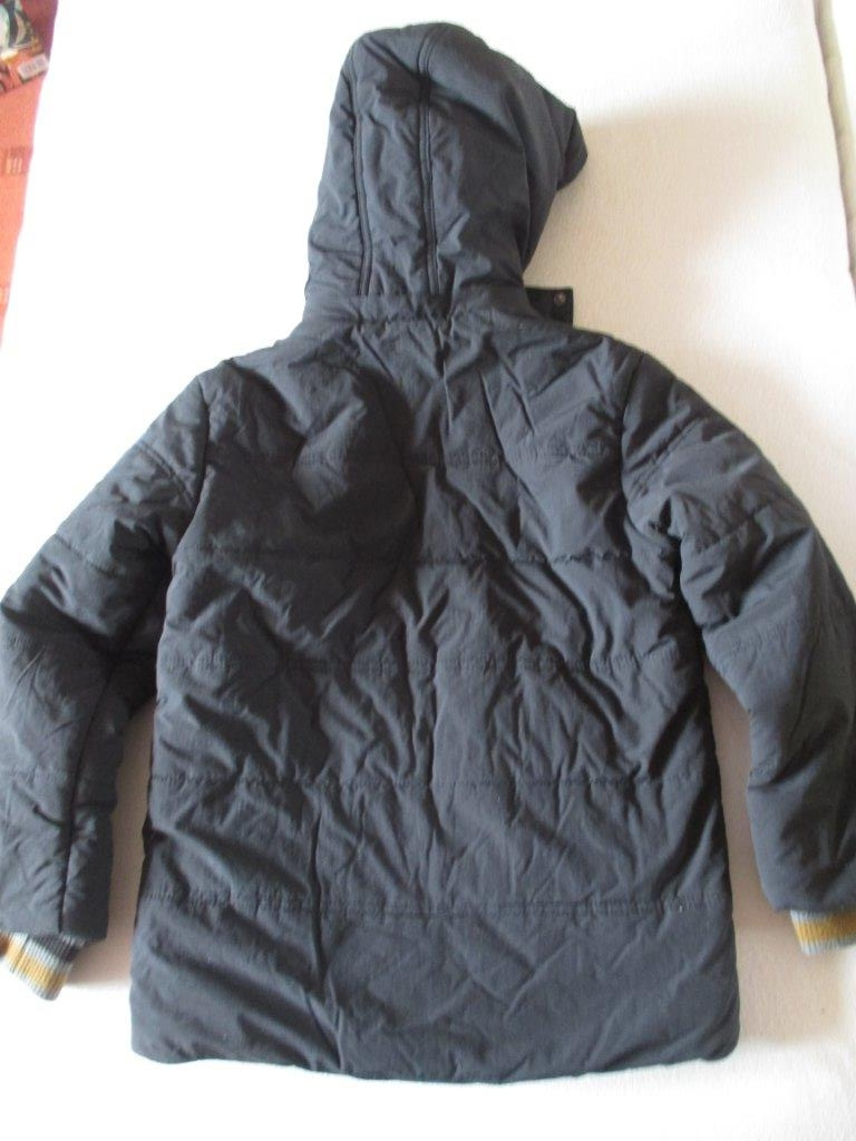 černá zimní bunda Wolf 134/140 - 2