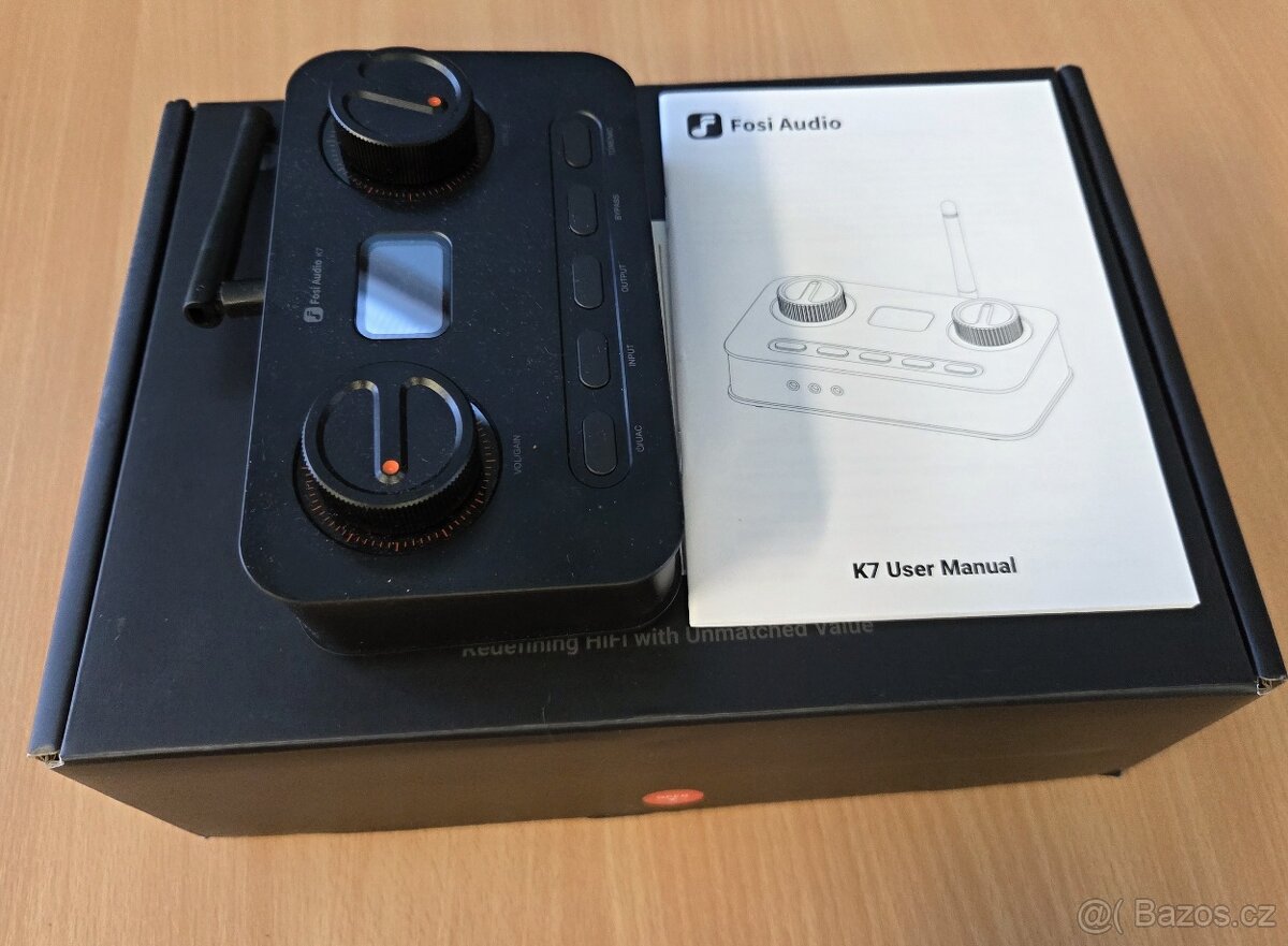 Fosi Audio K7, DAC/Amp s AKM4493SEQ - 2