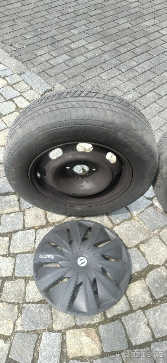 Disky + poklice na Peugeot 15 - 2