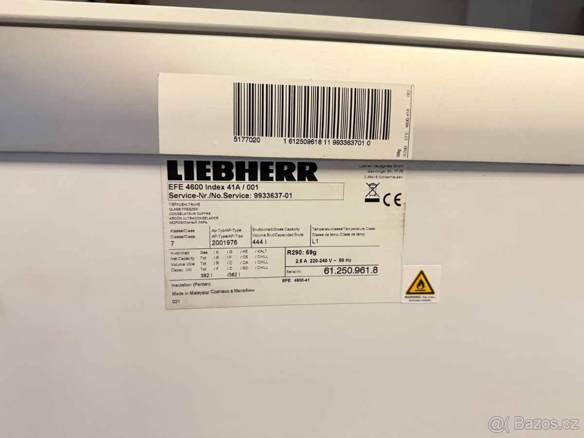 Pultový mrazák Liebherr EFE 4600 - 2ks - 2