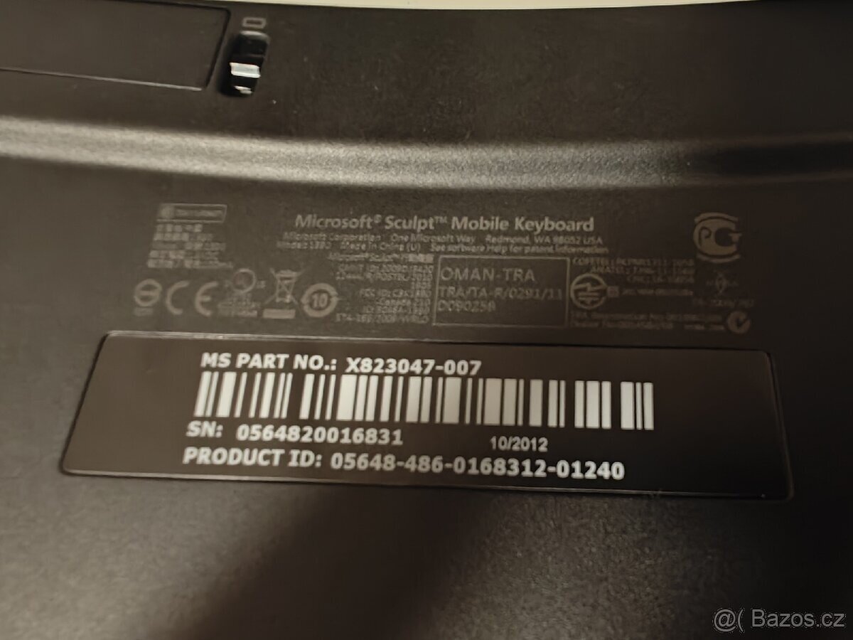 MICROSOFT SCULPT MOBILE – Bluetooth klávesnice, CZ, nová - 2