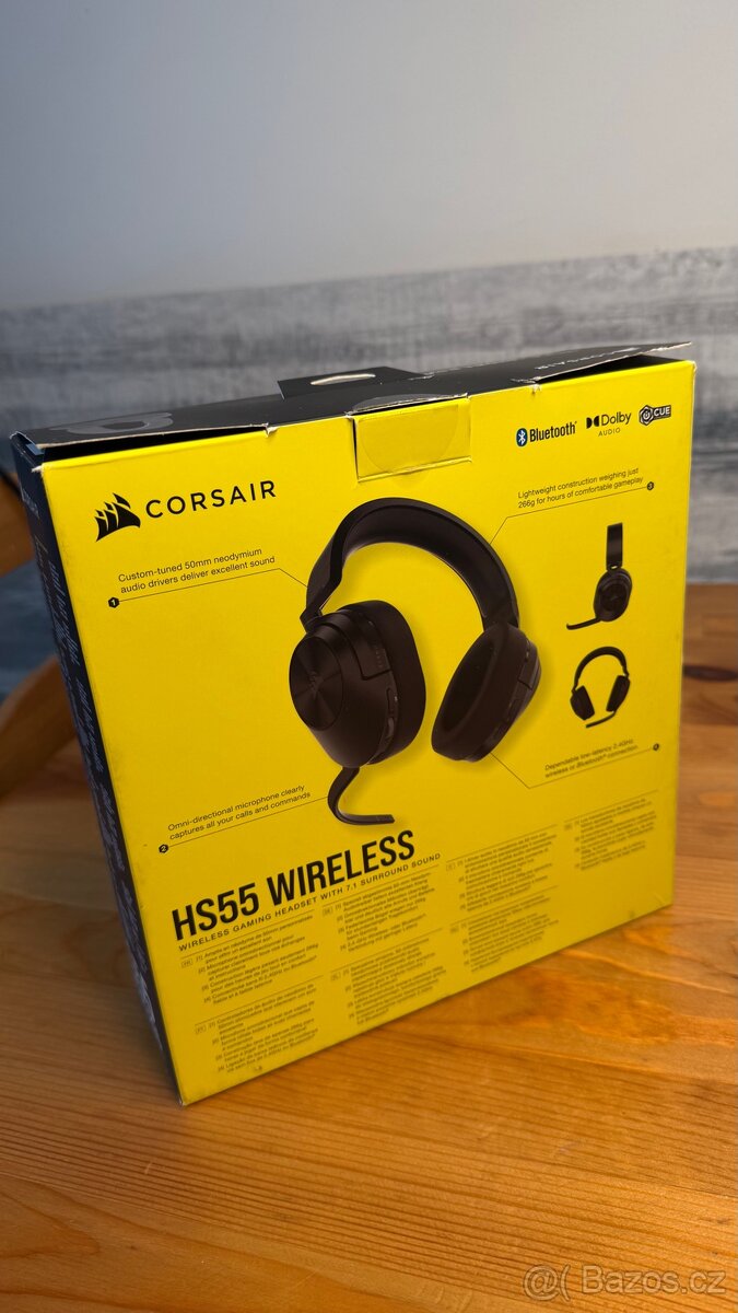 Herní sluchátka Corsair HS55 Wireless (0050) - 2