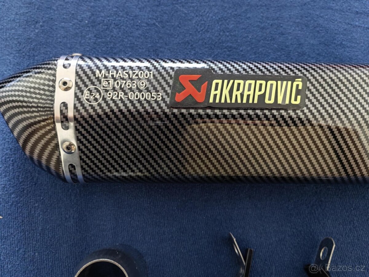 Replika Akrapovič koncovka výfuku + Homologace EU - 2