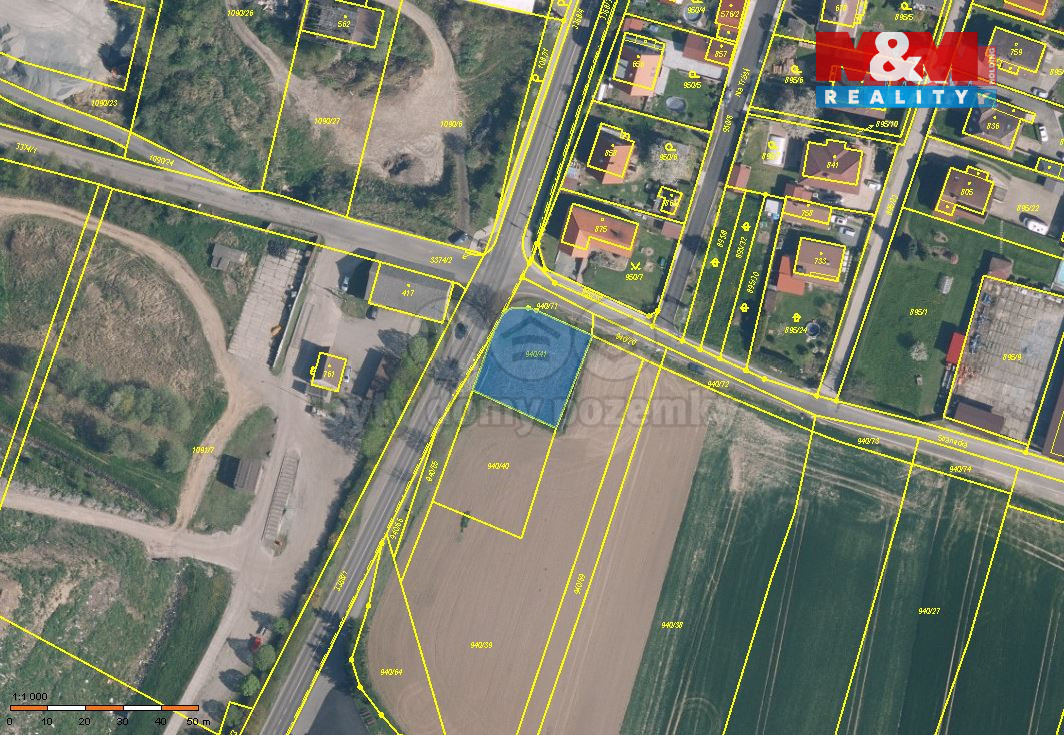 Prodej zahrady, 625 m², Mšeno, ul. Na Tržišti - 2