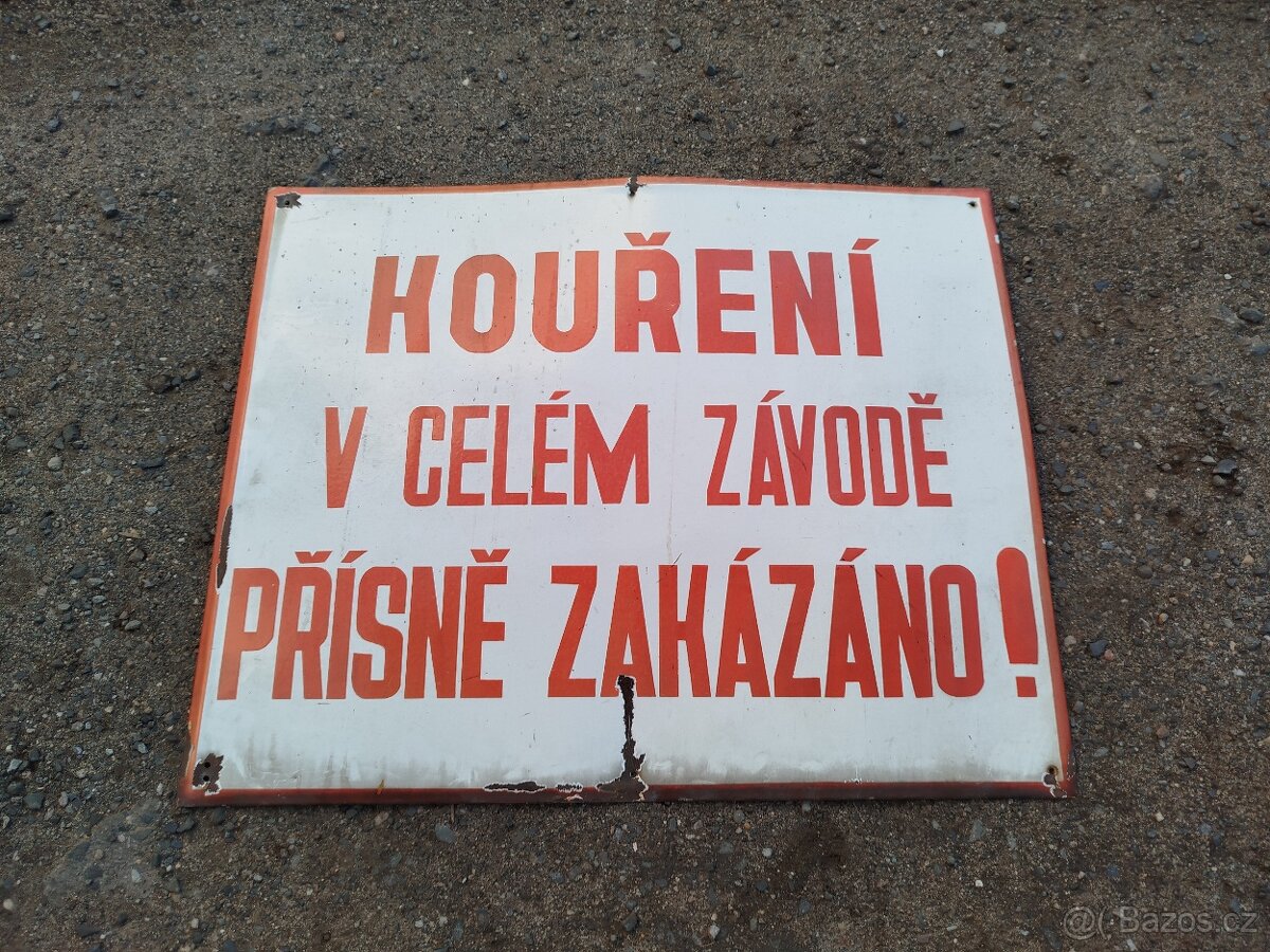 Smaltované cedule - 2