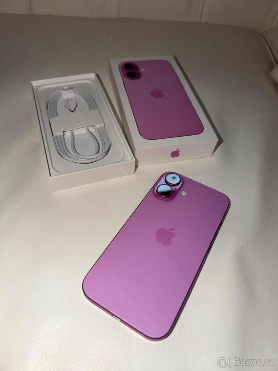 IPhone 16 128GB růžová - 2