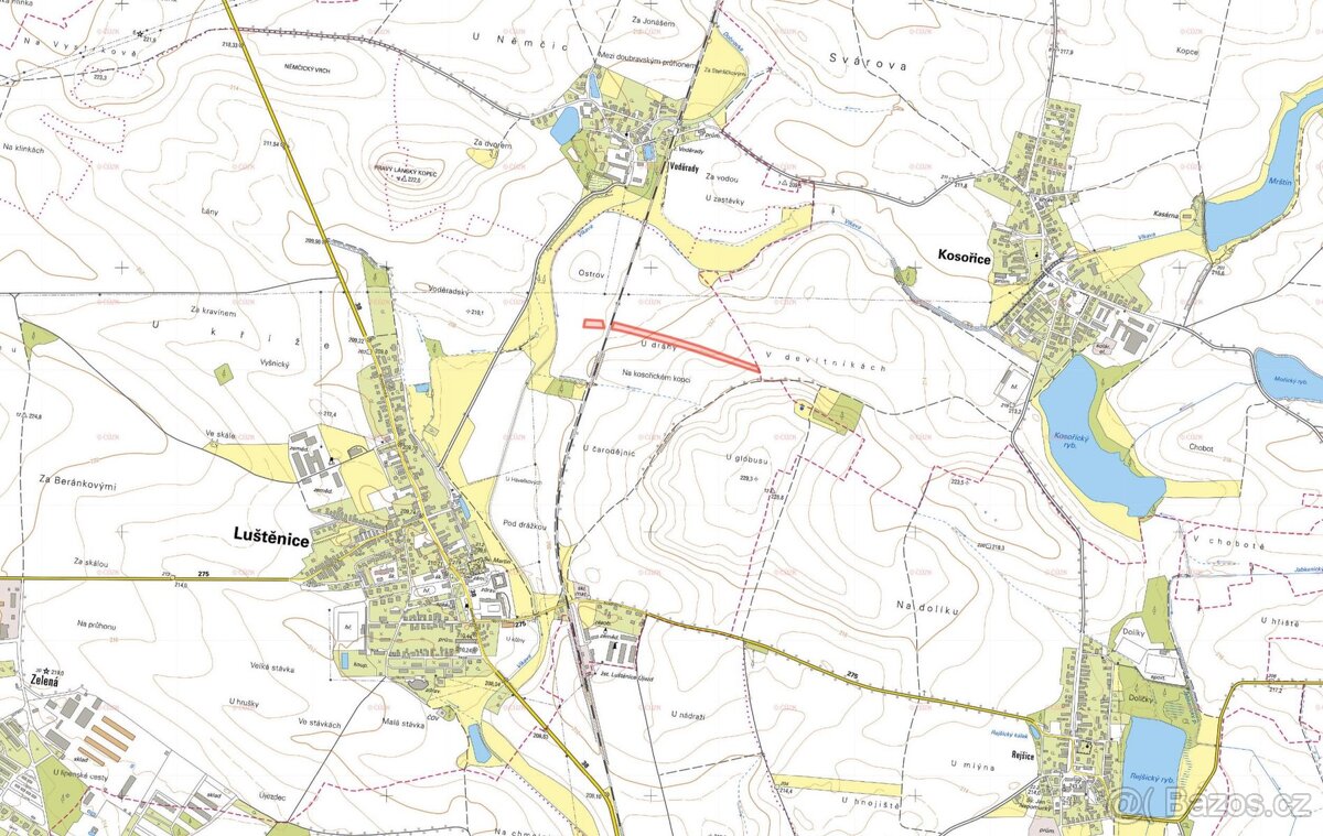 Zemědělská půda, prodej, Luštěnice, Mladá Boleslav - 2