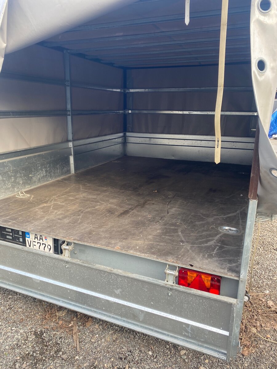 Přívěs brzděny vozík Plato 1300 kg - 2