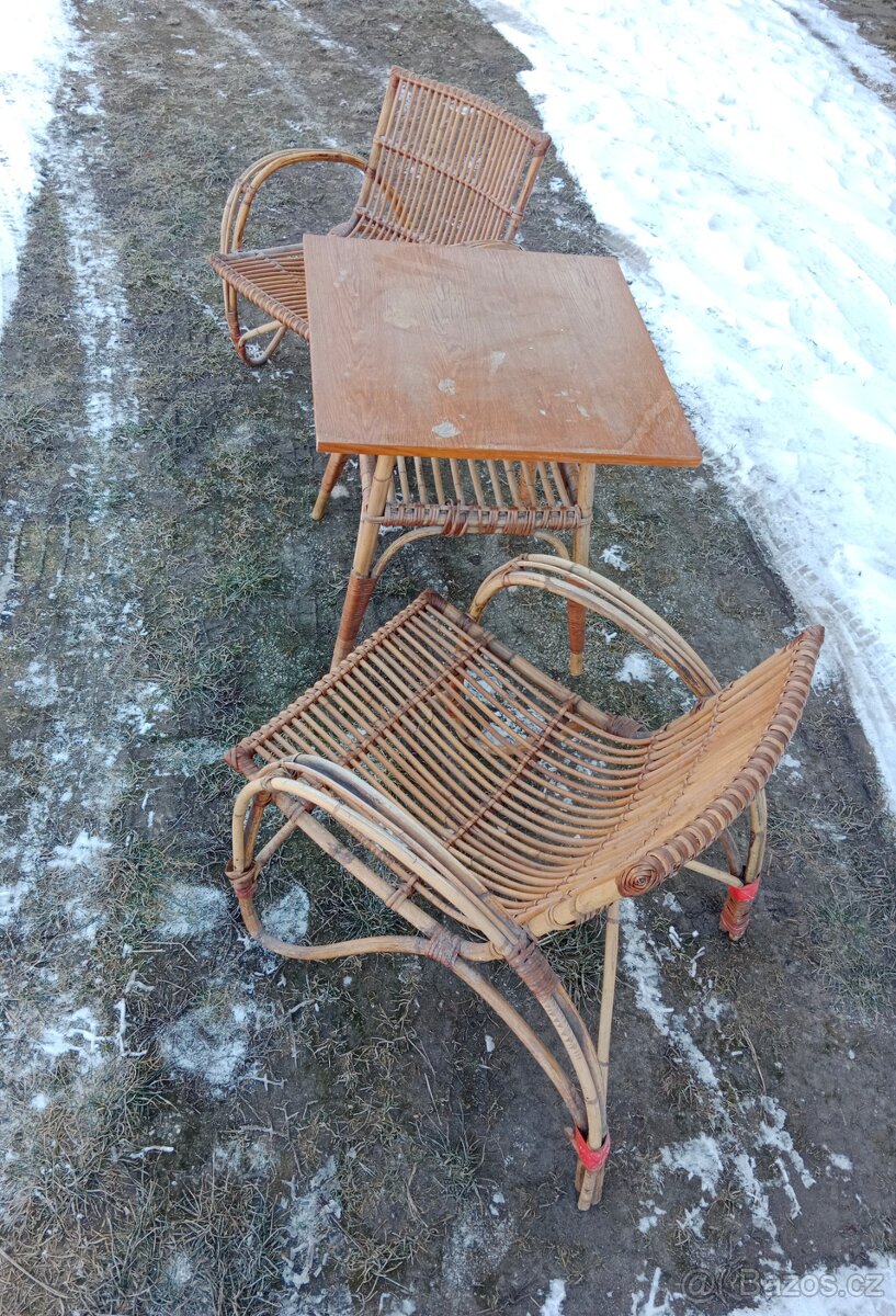 Alan Fuchs set ratanový - 2