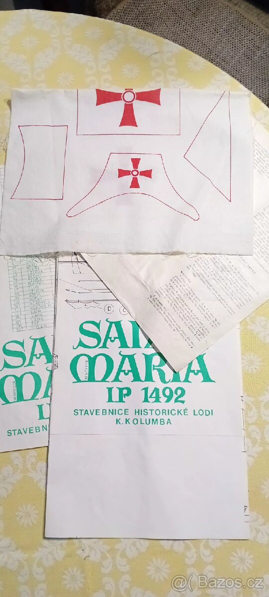 Stavebnice lodi Santa Maria. - 2