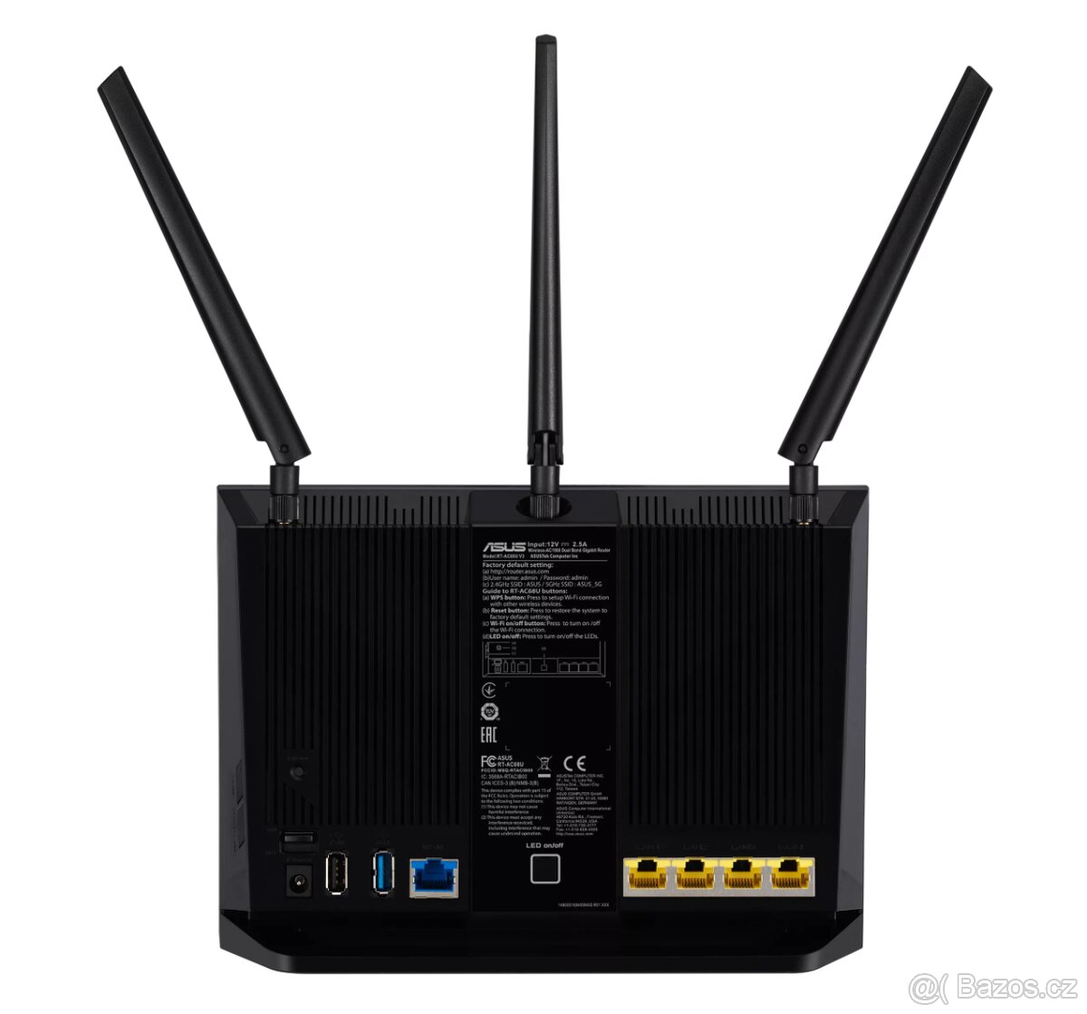 Kvalitní 2.4 a 5 GHz wi-fi router Asus RT-AC68U - 2