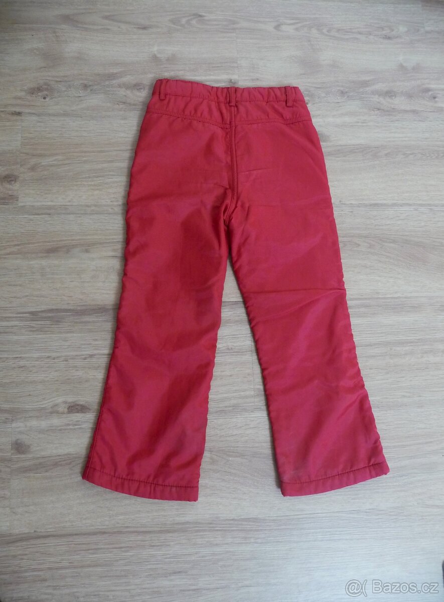 Dívčí zateplené kalhoty vel. 128/134 - 2