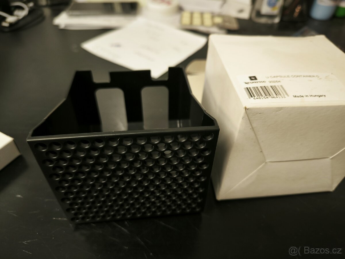 Nespresso/DeLonghi kontejner na kapsle a mřížka odkapávače - 2