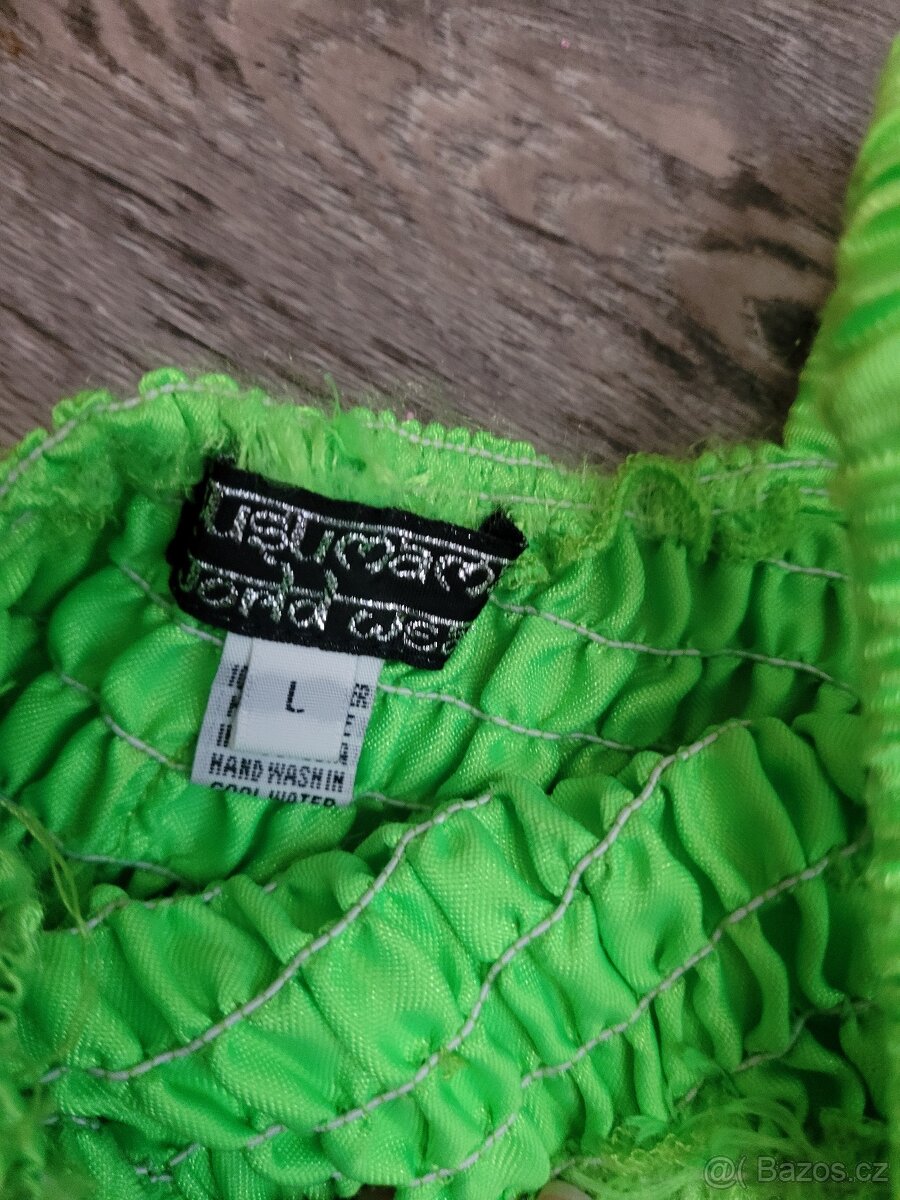 Dětský zelený kostým víly, vel. 4-5 let - 2