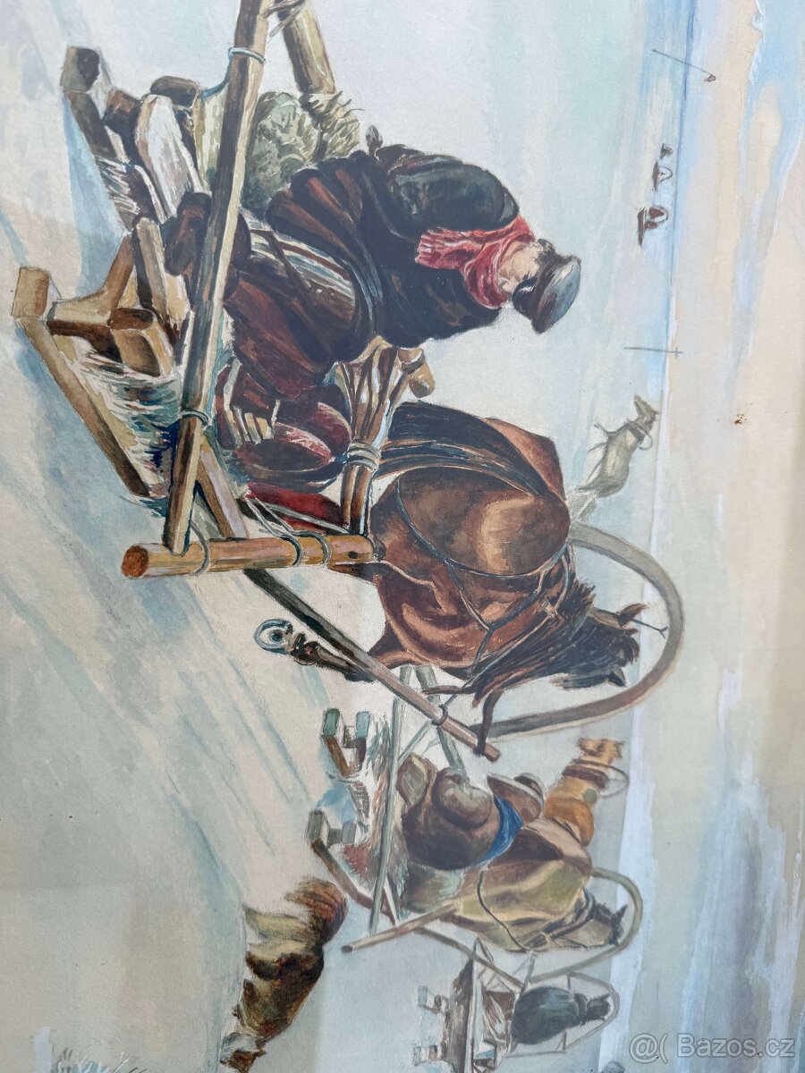 obraz zimní krajina - 2