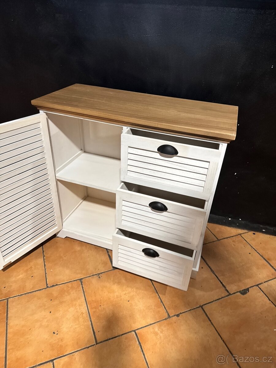 NOVÁ Krásná bílá komoda Provence - 2