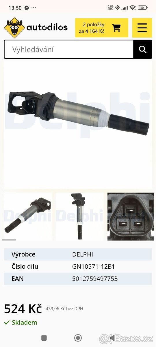 Cívka e90/91 - 2