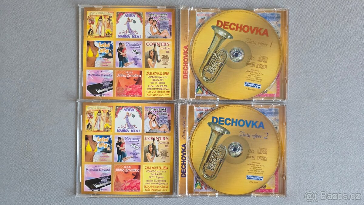 Dechovka – Zlatý výběr 1 + 2, 2x CD - 2