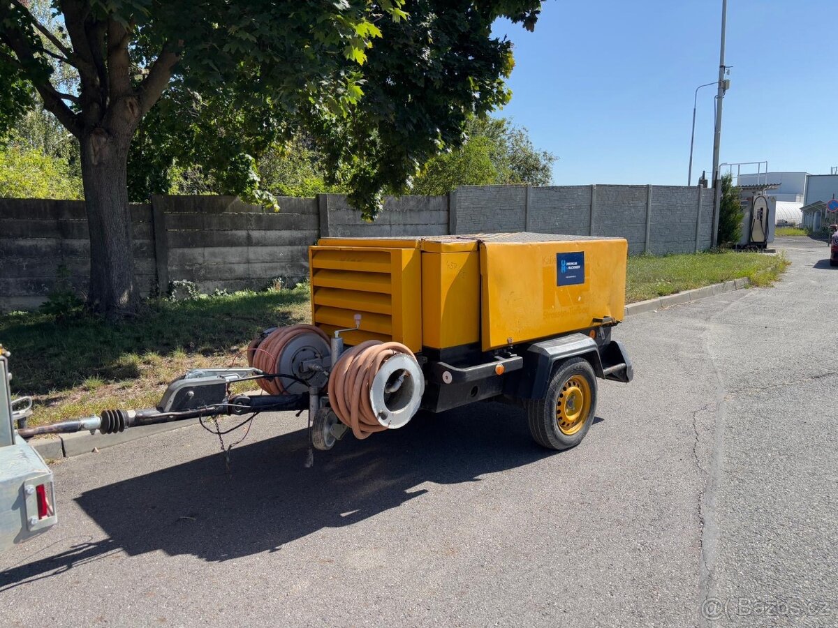Přívěsný kompresor ATLAS COPCO XAS 96 DD, výtlak 5.3 m3/min - 2