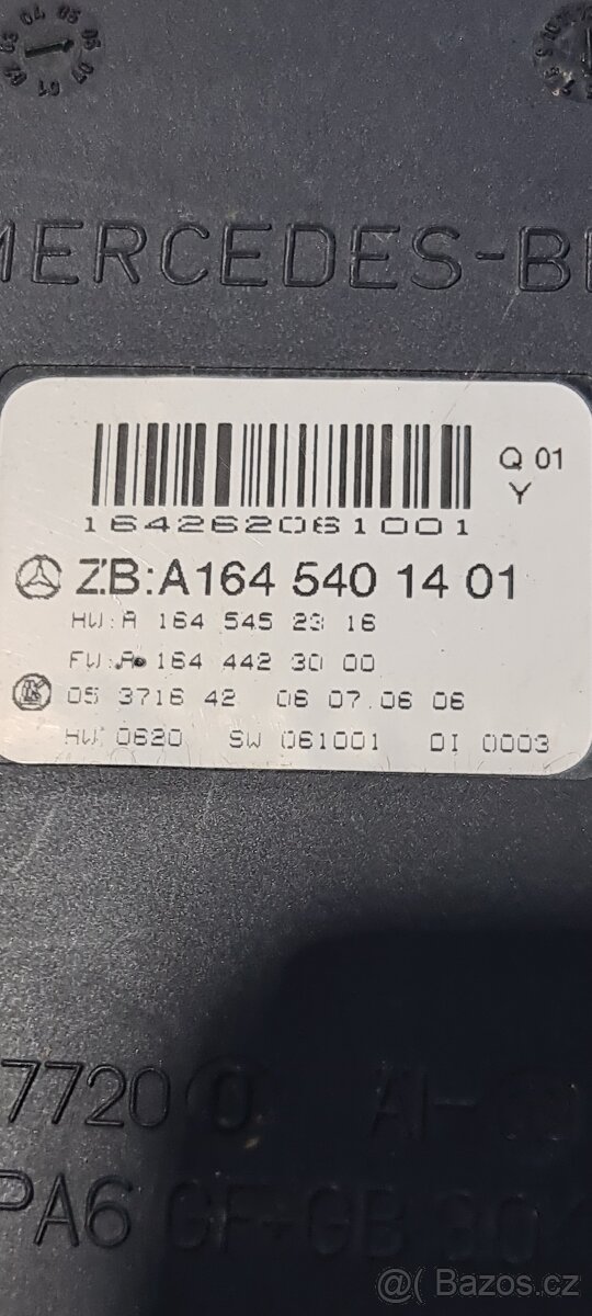 Řídicí jednotka komfortu Mercedes-Benz A1645401401 - 2