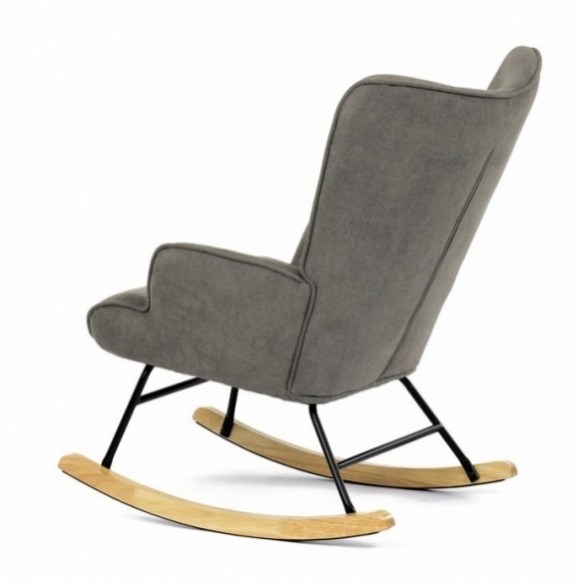 Zelené, hnědé a růžové houpací křeslo 371 - 2